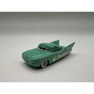 Disney Pixar Cars Flo Convertible Teal Vintage Diecast Toy Car